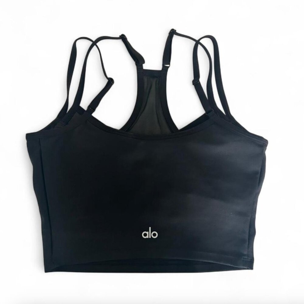 Alo Yoga Airlift Layered Tank Small Like New RAREE - Picture 3 of 5